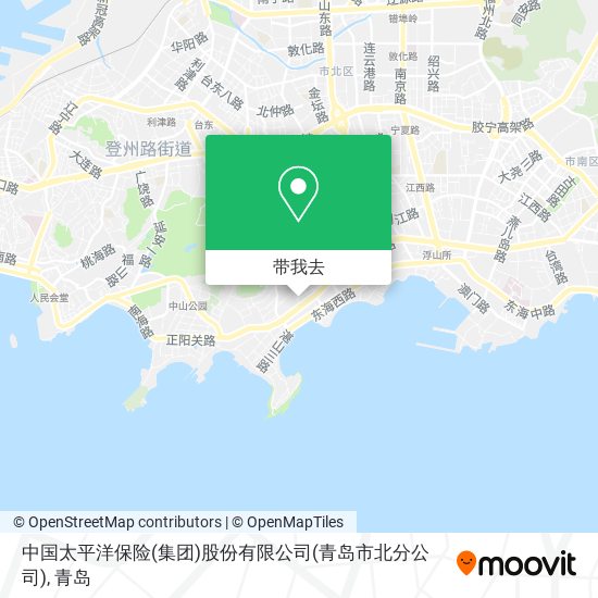 中国太平洋保险(集团)股份有限公司(青岛市北分公司)地图