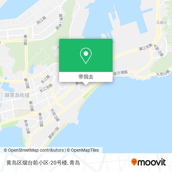黄岛区烟台前小区-20号楼地图