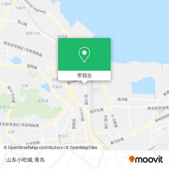 山东小吃城地图