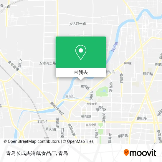 青岛长成杰冷藏食品厂地图