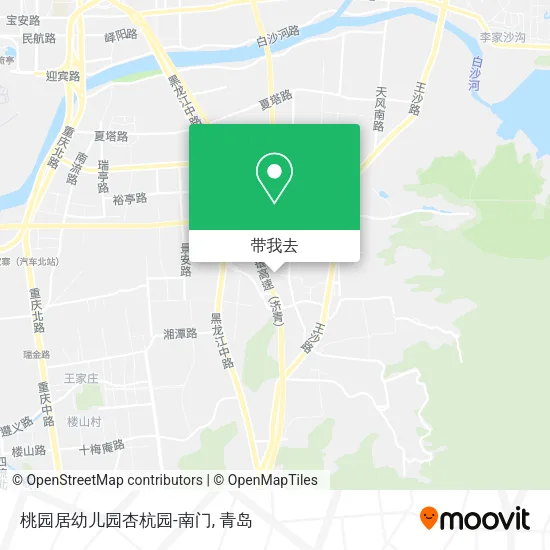 桃园居幼儿园杏杭园-南门地图