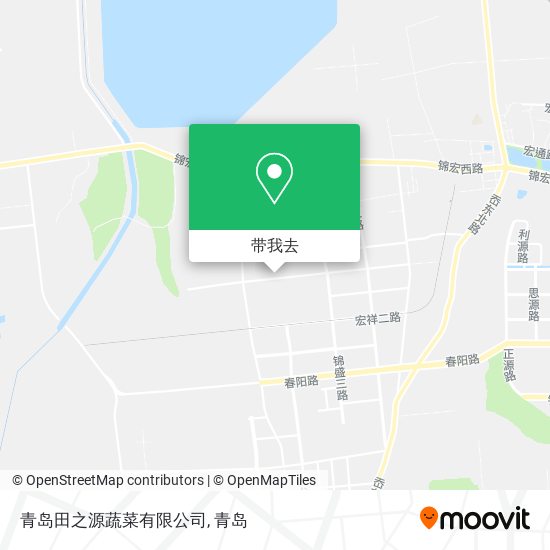 青岛田之源蔬菜有限公司地图