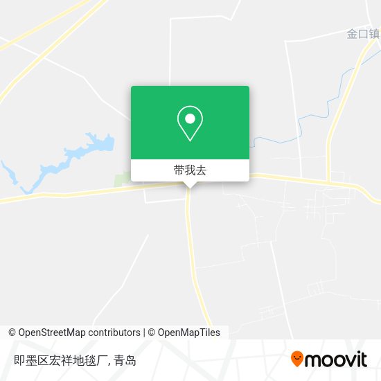 即墨区宏祥地毯厂地图