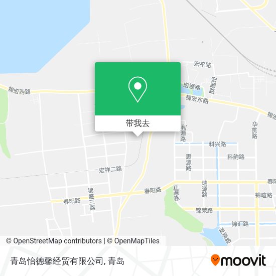 青岛怡德馨经贸有限公司地图
