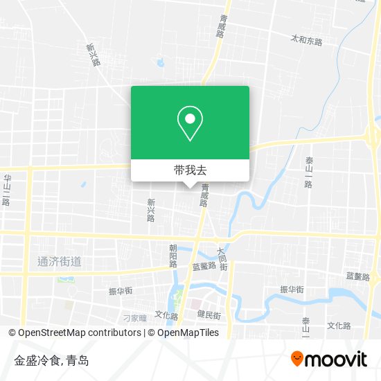 金盛冷食地图