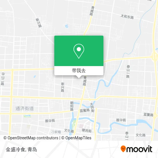 金盛冷食地图