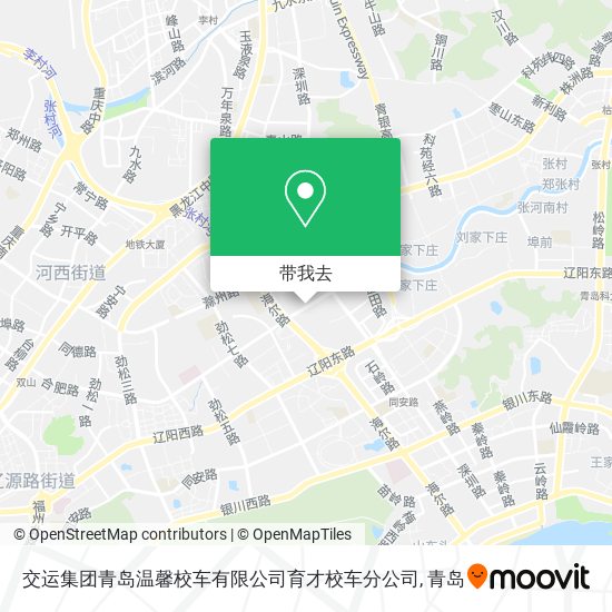 交运集团青岛温馨校车有限公司育才校车分公司地图