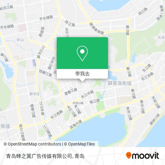 青岛蜂之翼广告传媒有限公司地图