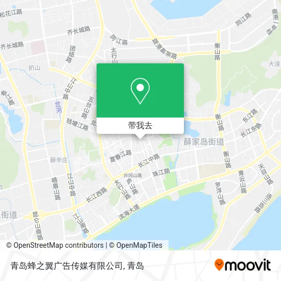青岛蜂之翼广告传媒有限公司地图