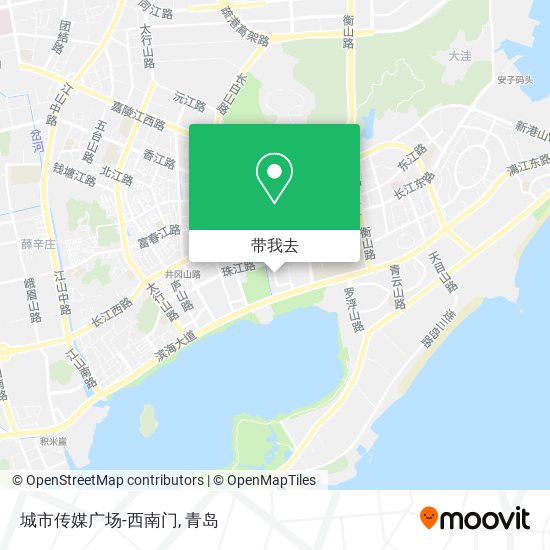 城市传媒广场-西南门地图