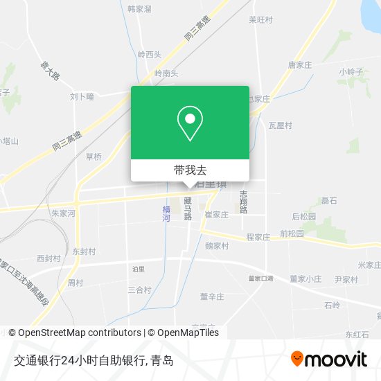 交通银行24小时自助银行地图