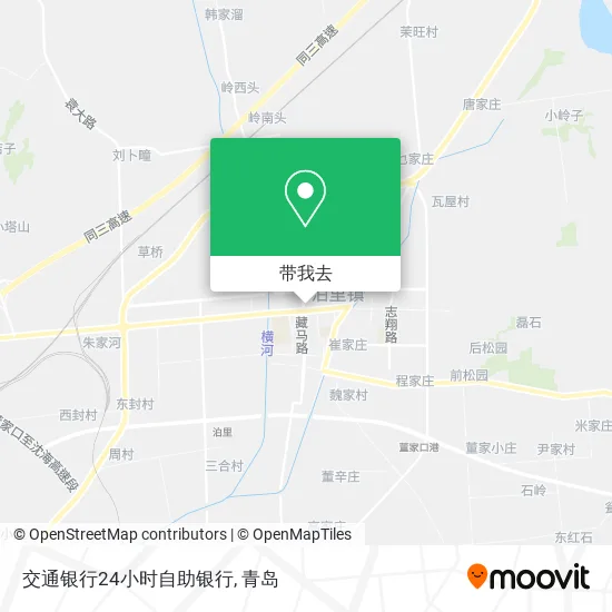 交通银行24小时自助银行地图