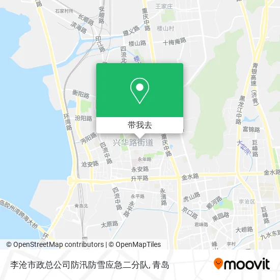 李沧市政总公司防汛防雪应急二分队地图