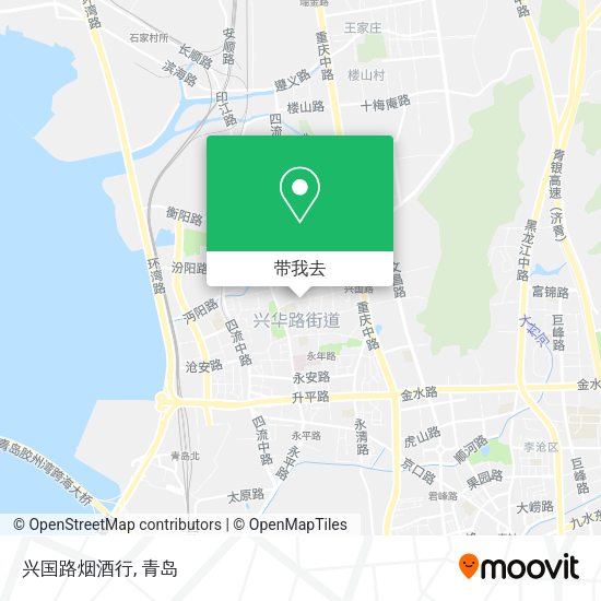兴国路烟酒行地图