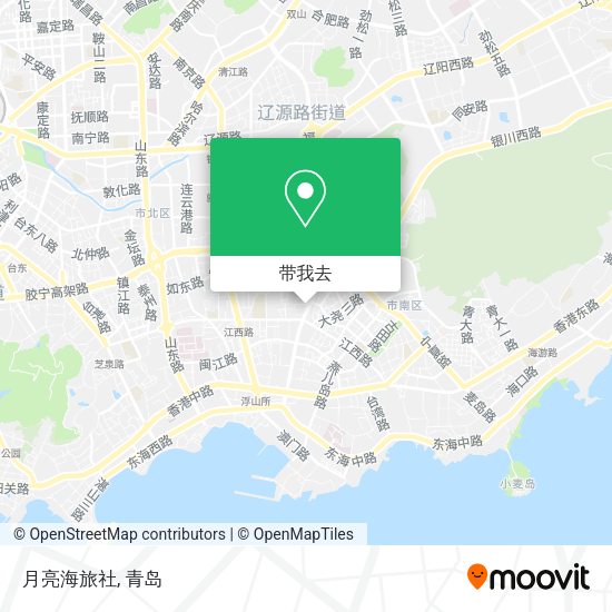 月亮海旅社地图
