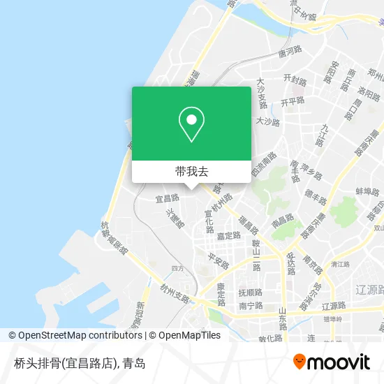 桥头排骨(宜昌路店)地图