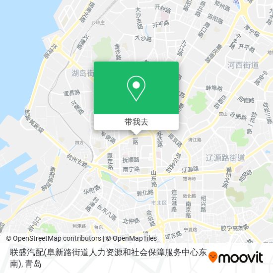 联盛汽配(阜新路街道人力资源和社会保障服务中心东南)地图