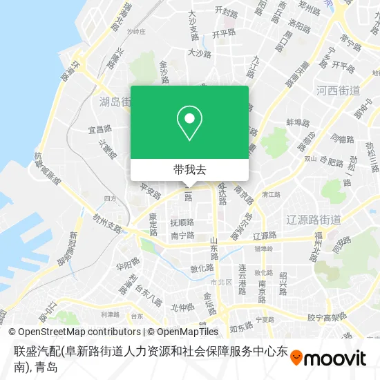 联盛汽配(阜新路街道人力资源和社会保障服务中心东南)地图