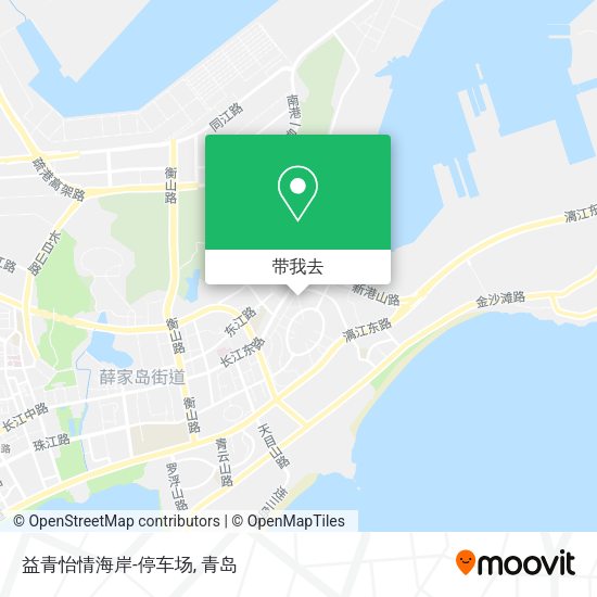 益青怡情海岸-停车场地图