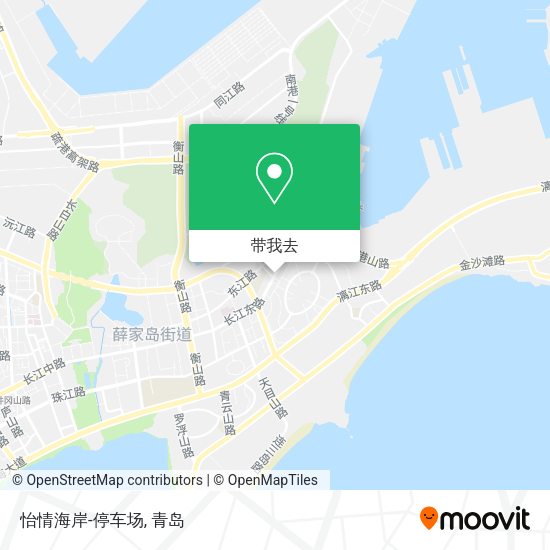 怡情海岸-停车场地图