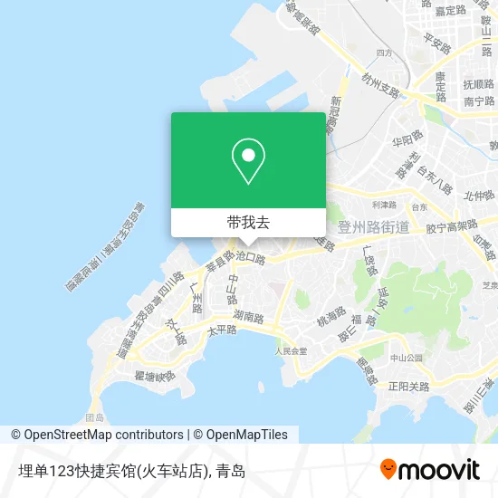 埋单123快捷宾馆(火车站店)地图