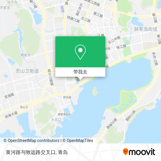 黄河路与致远路交叉口地图