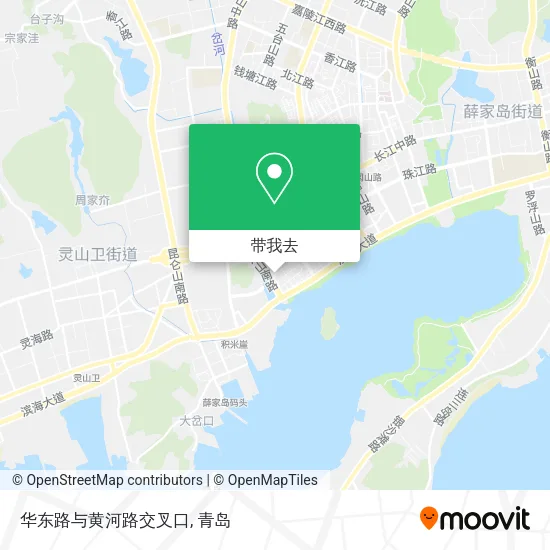 华东路与黄河路交叉口地图