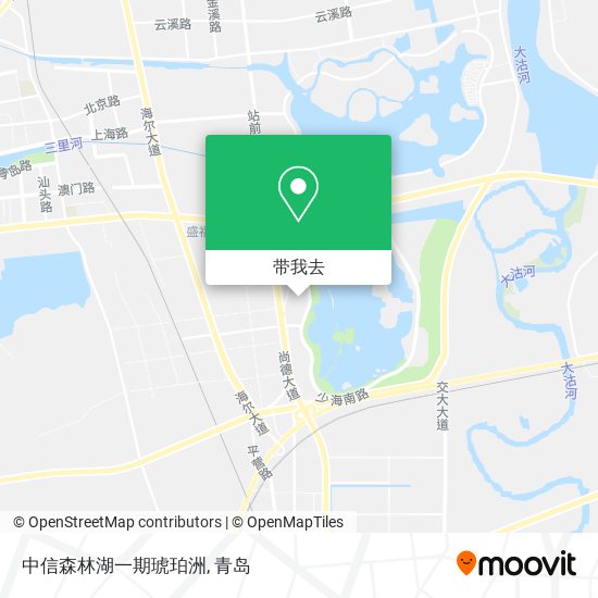 中信森林湖一期琥珀洲地图