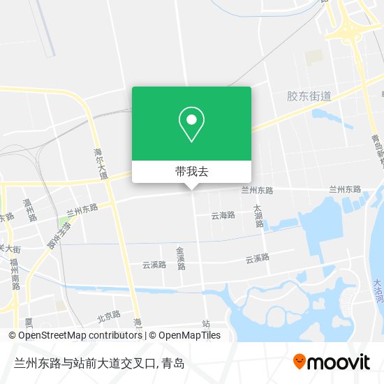 兰州东路与站前大道交叉口地图