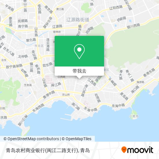 青岛农村商业银行(闽江二路支行)地图