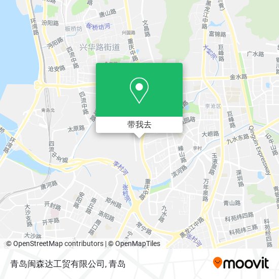 青岛闽森达工贸有限公司地图