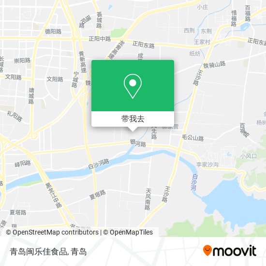 青岛闽乐佳食品地图