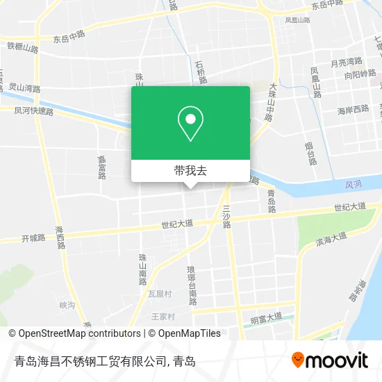 青岛海昌不锈钢工贸有限公司地图