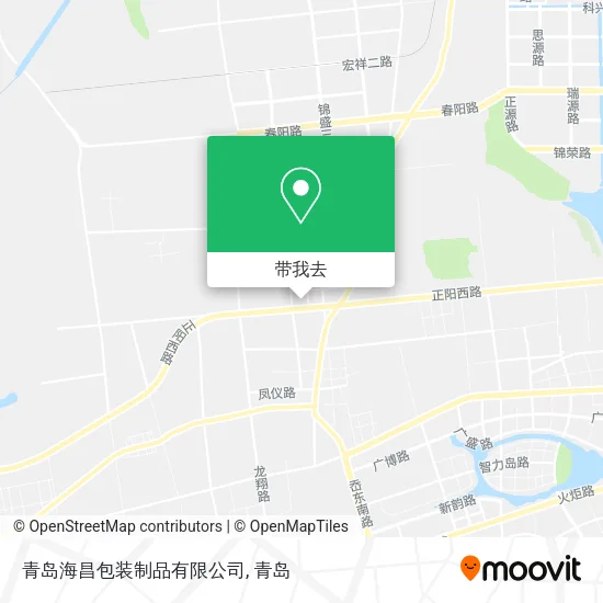 青岛海昌包装制品有限公司地图