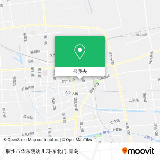 胶州市华东院幼儿园-东北门地图