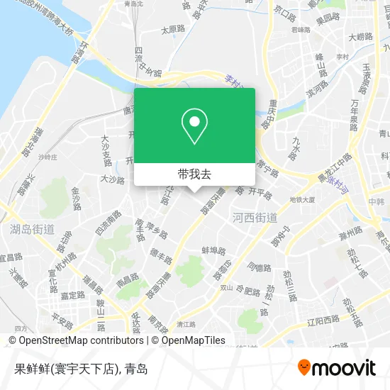 果鲜鲜(寰宇天下店)地图