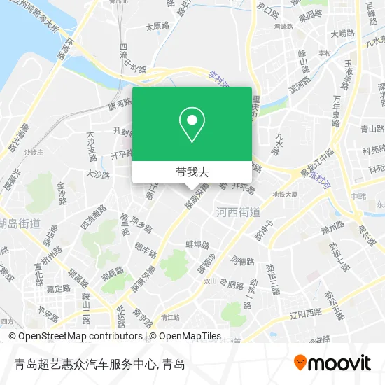 青岛超艺惠众汽车服务中心地图