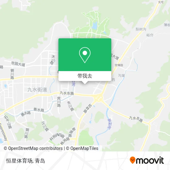 恒星体育场地图