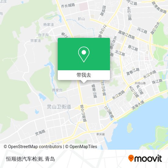 恒顺德汽车检测地图