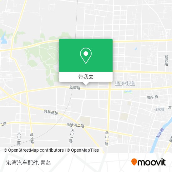 港湾汽车配件地图