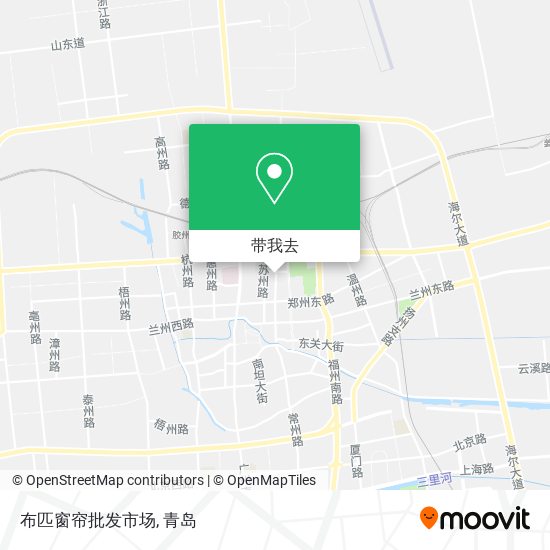 布匹窗帘批发市场地图