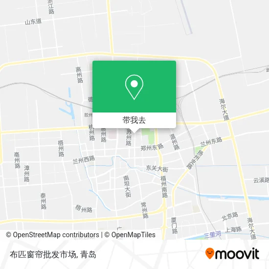 布匹窗帘批发市场地图