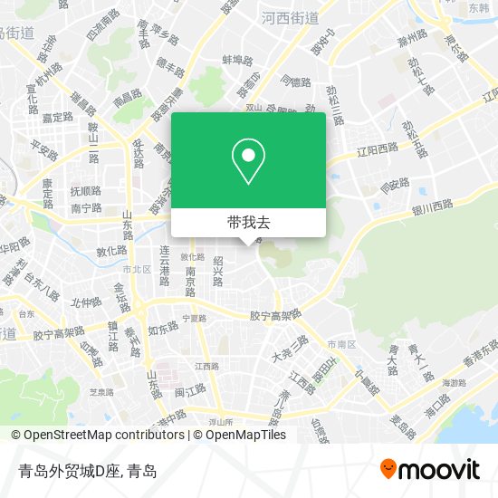 青岛外贸城D座地图