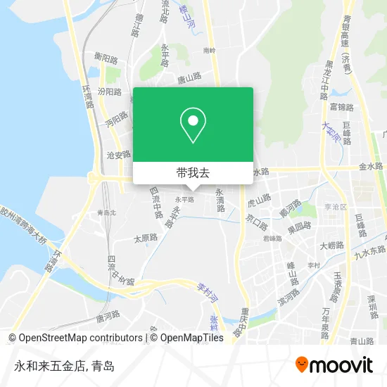 永和来五金店地图