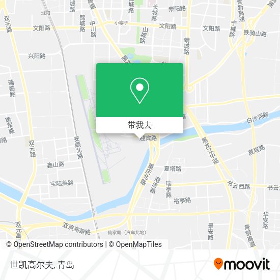 世凯高尔夫地图