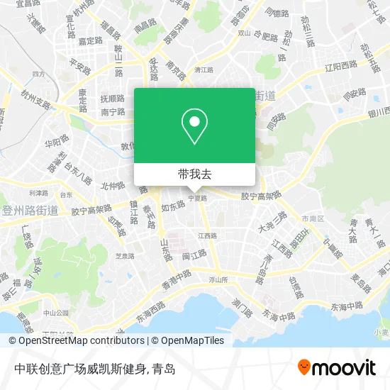 中联创意广场威凯斯健身地图