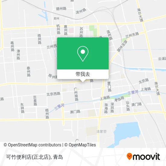 可竹便利店(正北店)地图