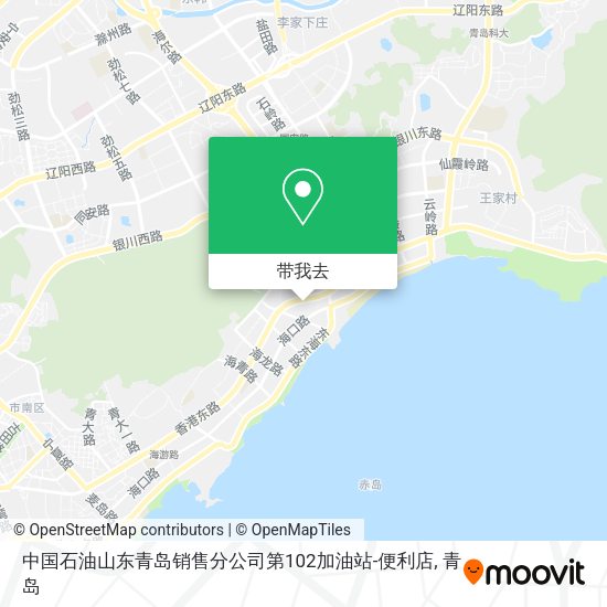 中国石油山东青岛销售分公司第102加油站-便利店地图