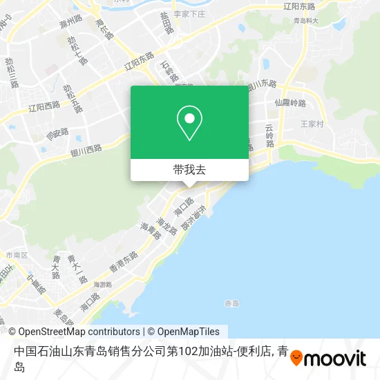 中国石油山东青岛销售分公司第102加油站-便利店地图
