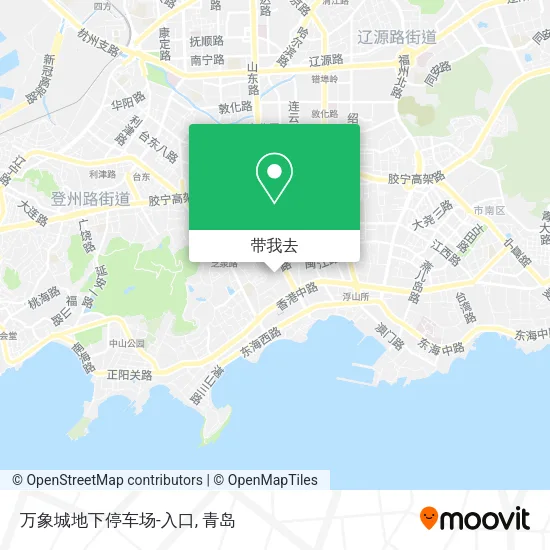 万象城地下停车场-入口地图